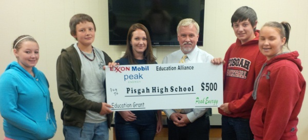 Pisgah High School Recieves an ExxonMobil Educational Alliance Grant