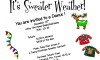 It’s Sweater Weather Dance Party – Friday, December 18th